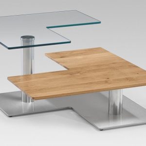 Venjakob Couchtisch Glas/Holz